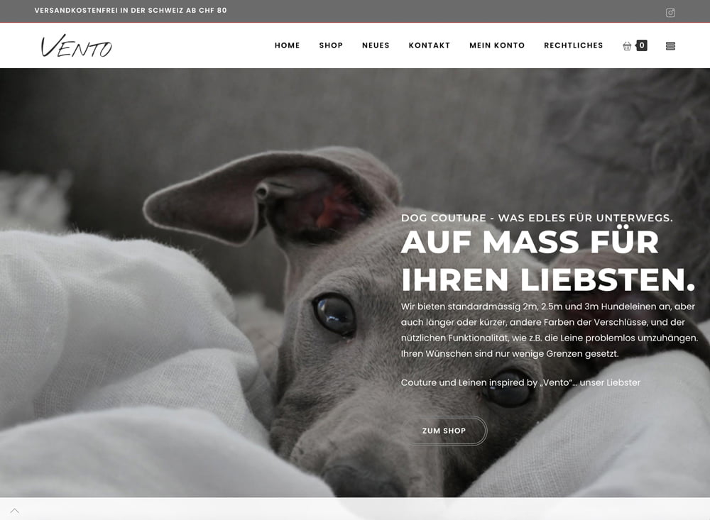 Valboa Digitale Transformation Werbung Marketing - Atelier Vento Shop